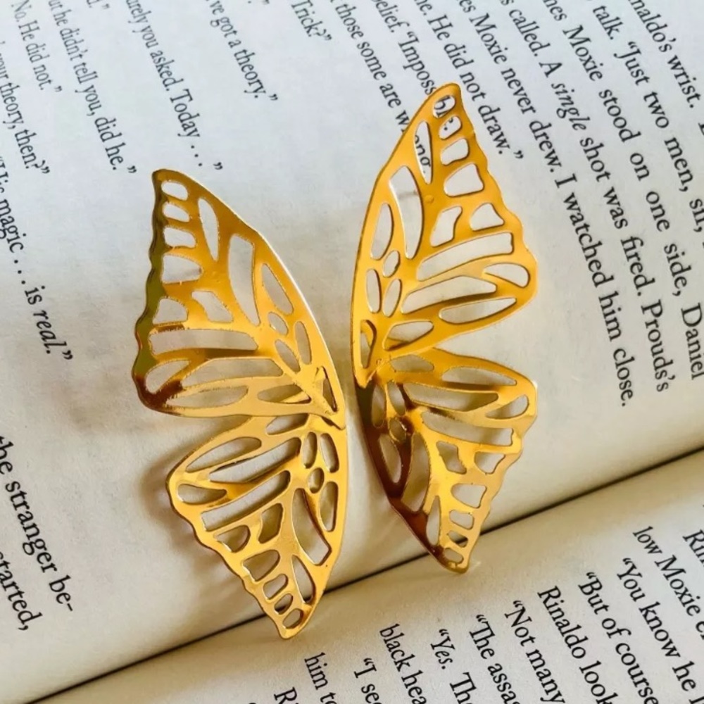Butterfly earrings - Picture 5 of 8